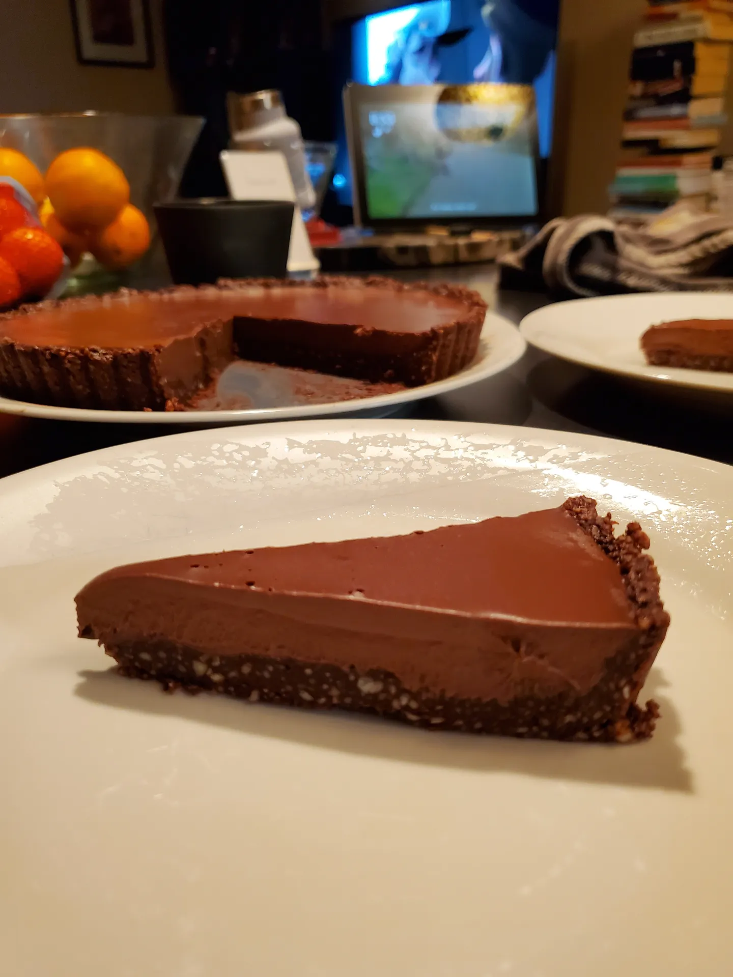 Vegan Chocolate Pie and New Christmas Traditions